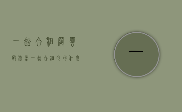 一起合租网云服务器（一起合租的叫什么），合租云服务器，共享资源的新选择（或一起合租网云服务器探索）