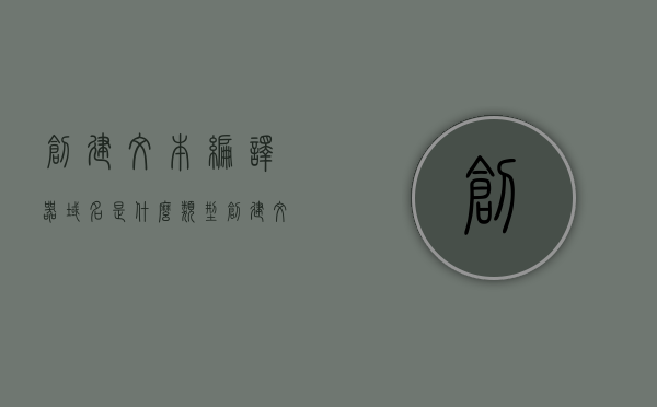 创建文本编译器域名是什么类型（创建文本编译器域名是什么类型的文件），创建文本编译器域名的文件类型解析，解析创建文本编译器域名，文件类型详解，创建文本编译器域名的文件类型解析与详解