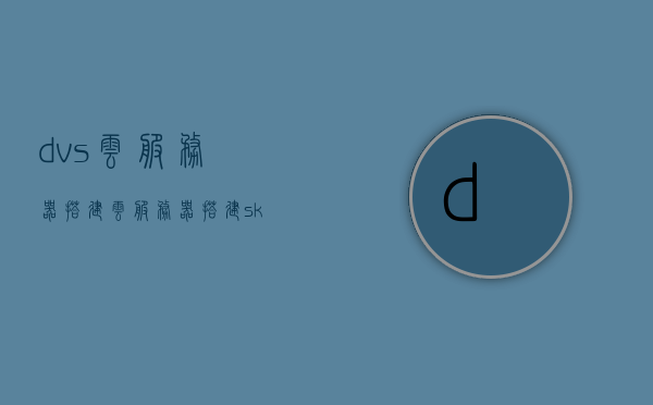 dvs云服务器搭建（云服务器搭建sk5），DVS云服务器搭建指南（sk5版）