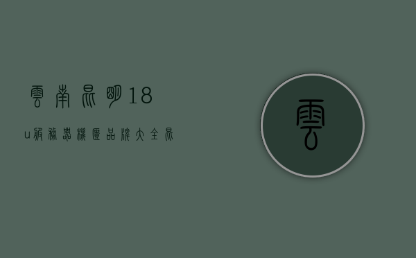 云南昆明18u服务器机柜品牌大全（昆明机柜厂），云南昆明服务器机柜品牌大全及昆明机柜厂概述，云南昆明服务器机柜品牌概览与昆明机柜厂概述
