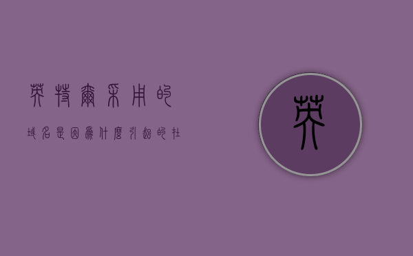 英特尔采用的域名是因为什么引起的（在英特尔中主机的域名结构为），英特尔域名选择背后的原因及主机域名结构探究