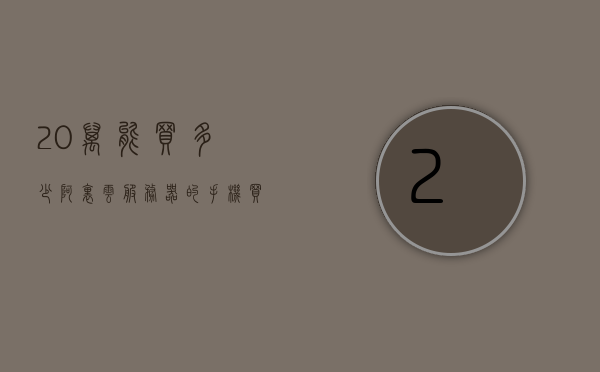 20万能买多少阿里云服务器的手机（买一个阿里云服务器多少钱），关于阿里云服务器购买的价格与手机购买能力的探讨，20万预算下如何抉择？，预算20万，阿里云服务器与手机购买抉择，价格与性能探讨