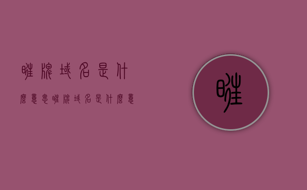 旺牌域名是什么意思（旺牌域名是什么意思呀），旺牌域名的含义解析，旺牌域名的含义解析与解析探讨，旺牌域名详解，含义解析与探讨