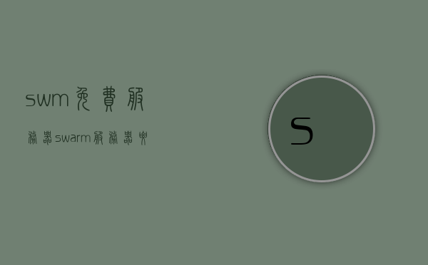 swm免费服务器（swarm服务器要求），SwM免费服务器需求详解，Swarm服务器要求全解析