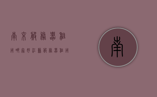 南京服务器租用哪家好（江苏服务器租用），江苏南京服务器租用哪家更优？深度解析为您揭晓答案