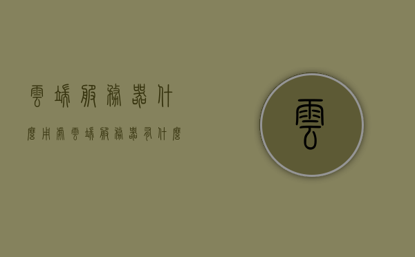 云端服务器什么用处（云端服务器有什么用），云端服务器的用途与功能解析
