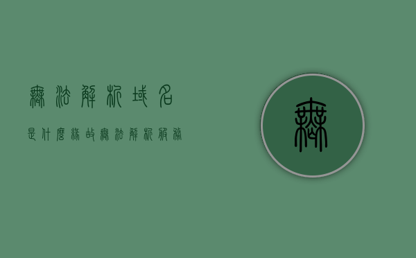 无法解析域名是什么缘故（无法解析服务器域名是怎么回事?），无法解析域名原因解析，服务器域名问题深度探讨，无法解析域名原因深度解析，服务器域名问题的探讨