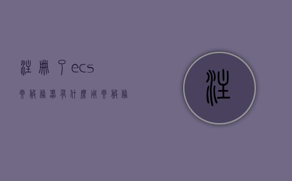 注册了ecs云服务器有什么用（云服务器ecs怎么建站），ECS云服务器注册用途与建站指南，一站式解析注册ECS云服务器的好处及建站流程，ECS云服务器注册用途与建站指南，一站式解析好处及流程，助力你的网站轻松上云！