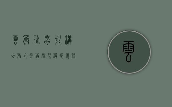 云服务器架构分布式（云服务架构的优势包括），云服务器架构分布式，优势解析与探讨 第1张