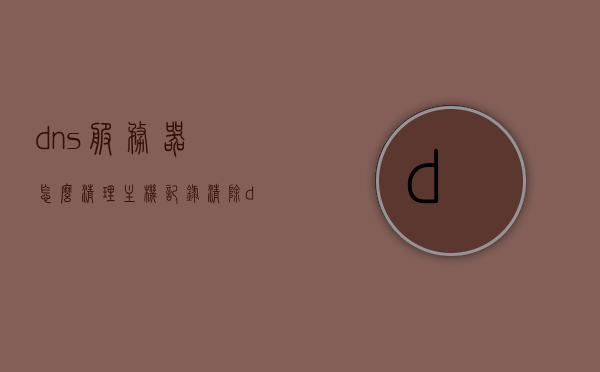 dns服务器怎么清理主机记录（清除dns记录命令），DNS服务器清理主机记录，操作指南及清除DNS记录命令详解，DNS服务器主机记录清理指南，操作指南及清除DNS记录命令详解，DNS服务器主机记录清理详解，操作指南与清除命令全解析，DNS服务器主机记录清理详解，操作指南与清除命令全解析攻略，DNS服务器主机记录清理详解，操作指南与清除命令全攻略