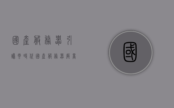 国产服务器引爆云时代（国产服务器厂商），国产服务器引领云时代风潮（国产服务器厂商崛起），国产服务器引领云时代风潮，国产厂商崛起引领行业创新