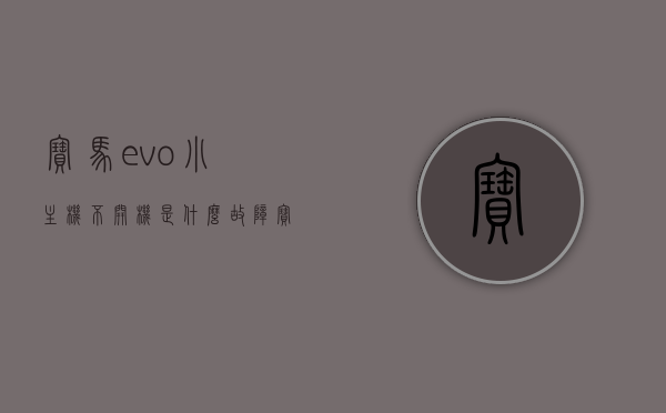 宝马evo小主机不开机是什么故障（宝马evo小主机支持触摸屏吗），宝马evo小主机故障解析，不开机原因及触摸屏支持问题