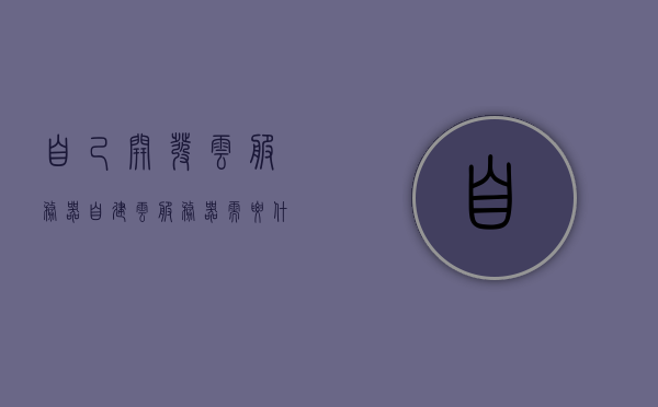 自己开发云服务器（自建云服务器需要什），自建云服务器所需条件及步骤，自建云服务器，开发条件、需求与步骤详解 第1张