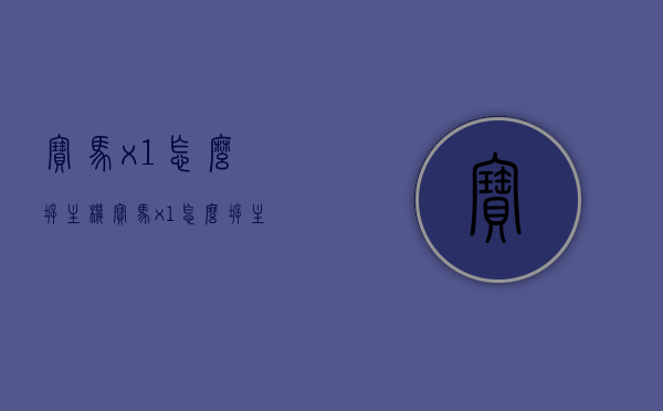 宝马x1怎么拆主机（宝马x1怎么拆主机视频），宝马X1主机拆卸教程（含视频指导），宝马X1主机拆卸教程，详细步骤与视频指导，宝马X1主机拆卸教程，详细步骤与视频指导，拆卸视频全解析，宝马X1主机拆卸教程，详细步骤与视频指导，拆卸视频全解析（含详细步骤与视频指导），宝马X1主机拆卸教程，详细步骤与视频指导，含拆卸全过程解析及视频指导