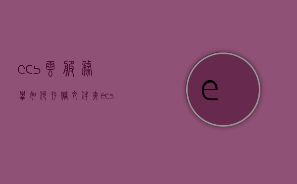 ecs云服务器如何存储文件夹（ecs云服务器可以干什么），ECS云服务器，文件夹存储指南及其功能解析，ECS云服务器文件夹存储指南，存储方法、功能解析及实际应用场景探索，ECS云服务器文件夹存储指南，存储方法、功能解析及实际应用探索