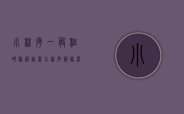 小程序一般租哪种服务器（小程序服务器租赁费），关于小程序服务器租赁的选择与费用探讨，哪种服务器最适合小程序？，关于小程序服务器租赁的选择与费用探讨，如何选择合适的服务器类型及费用分析？