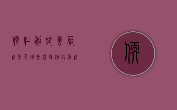 软件测试云服务器有哪些（软件测试服务器的配置），软件测试云服务器概览，配置与选择指南，软件测试云服务器概览，配置、选择与指南