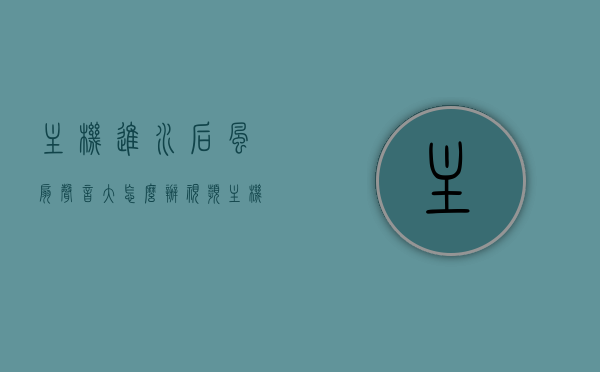 主机进水后风扇声音大怎么办视频（主机进水后风扇声音大怎么办视频教学），主机进水后风扇声音大如何解决？视频教程教你轻松应对！