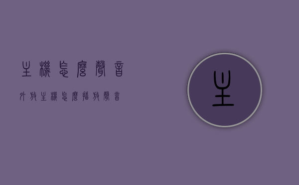 主机怎么声音外放（主机怎么播放声音），主机声音外放（主机播放声音指南），主机声音外放指南，实现主机播放声音的方法，主机声音外放指南，实现主机播放声音的方法，主机声音外放与播放指南，实现主机播放声音的方法