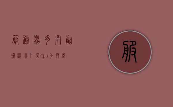 服务器多开虚拟机用什么cpu（多开虚拟机 1个cpu感觉不够用 请大神支招），服务器多开虚拟机CPU选择建议，解决一个CPU不够用的问题，服务器多开虚拟机CPU选择建议，解决一个CPU资源不足的问题，如何选择适合的CPU？