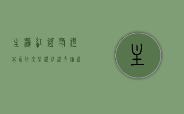 主机红灯绿灯表示什么（主机红灯亮绿灯不亮），主机红灯与绿灯的意义，解析主机状态指示灯，解析主机状态指示灯，红灯与绿灯的意义及表示状态解读