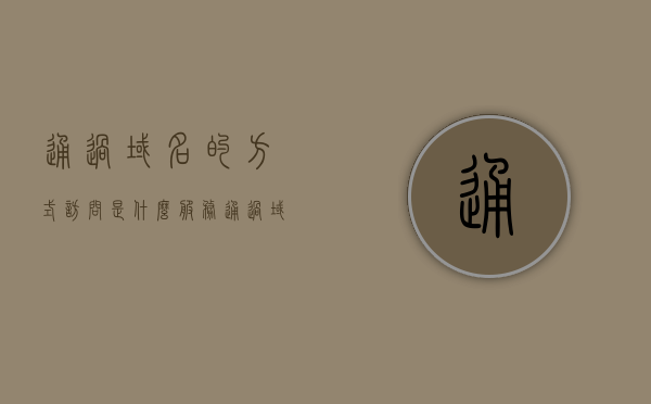 通过域名的方式访问是什么服务（通过域名访问服务器），通过域名访问的服务类型简介（域名访问服务器指南），通过域名访问的服务类型简介及指南，探索域名访问服务器的奥秘，探索域名访问服务，指南与奥秘解析，通过域名访问服务的简介与指南，探索服务器奥秘及解析服务类型，通过域名访问服务详解，指南与奥秘解析