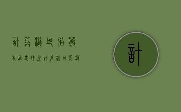 计算机域名服务器是什么（计算机域名服务器是什么意思），计算机域名服务器解析，什么是域名服务器的功能与作用？，计算机域名服务器解析，功能、作用及含义解析，计算机域名服务器解析详解，功能、作用与含义解析全攻略，计算机域名服务器解析详解，功能、作用与含义全攻略解析