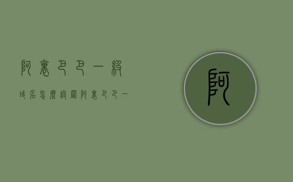 阿里巴巴一级域名怎么设置（阿里巴巴一级域名怎么设置的），阿里巴巴一级域名设置教程，详细步骤指南，阿里巴巴一级域名设置教程，详细步骤与指南