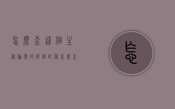 怎么查这个主机编号的详细配置（怎么查这个主机编号的详细配置信息），如何查询主机编号的详细配置信息？，如何查询主机编号的详细配置信息？方法与步骤解析，如何查询主机编号的详细配置信息？方法与步骤详解