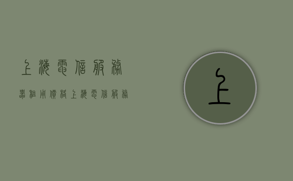 上海电信服务器租用价格（上海电信服务器租用价格查询），上海电信服务器租用价格详解，最新查询与比较指南
