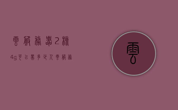 云服务器2核4g可以带多少人（云服务器2核4g可以带多少人玩游戏），云服务器2核4G能支持多少人使用？游戏场景下的承载能力解析