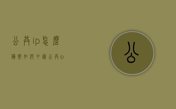公共ip怎么备案（如何申请公共ip），公共IP备案及申请指南，公共IP备案及申请指南，详细步骤与操作教程，公共IP备案与申请指南，详细步骤与操作教程分享给您！