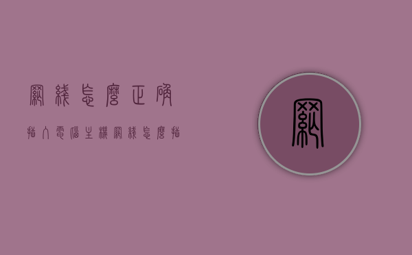 网线怎么正确插入电脑主机（网线怎么插在主机上），网线插入电脑主机的正确方法指南，网线插入电脑主机的正确方法教程