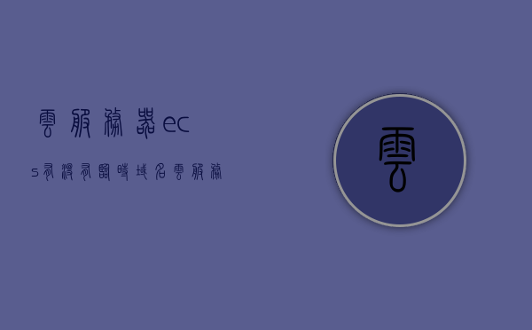 云服务器ecs有没有临时域名（云服务器ecs有没有临时域名登录），云服务器ECS临时域名解析及登录探讨