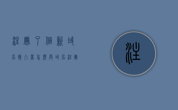 注册了个新域名接入商怎么弄（域名注册新网），如何注册新域名并接入服务商（以新网为例），如何注册新域名并接入新网服务商（以新网为例详解流程），如何注册新域名并成功接入新网服务商（以新网为例详解流程），如何注册新域名并成功接入新网服务商详解流程（以新网为例），如何注册新域名并成功接入新网服务商详解流程（新网案例）