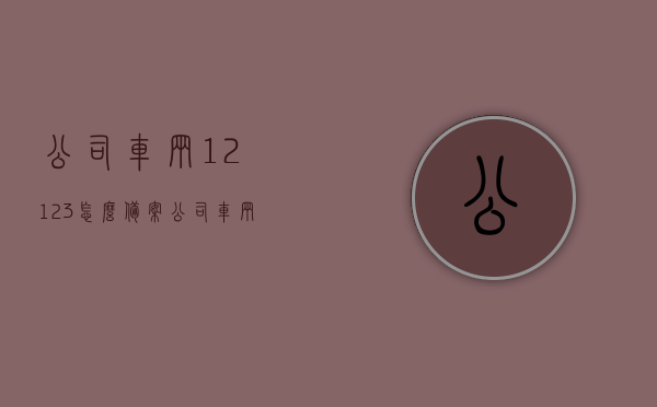 公司车辆12123怎么备案（公司车辆12123备案收不到验证码），公司车辆12123备案指南及验证码接收问题解决方案，公司车辆12123备案流程与验证码接收难题解决方案指南，公司车辆12123备案攻略，解决验证码接收难题的指南