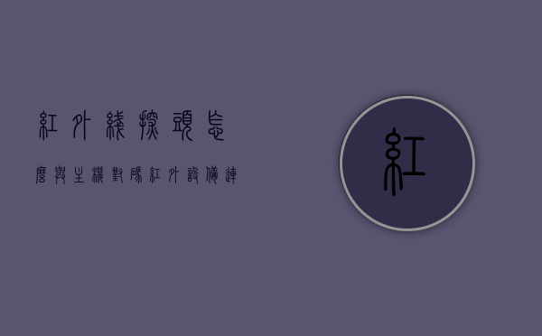 红外线探头怎么与主机对码（红外设备连接），红外线探头与主机的对码连接方法（红外设备连接指南），红外线探头与主机的对码连接方法详解，操作指南与步骤，红外线探头与主机的对码连接方法详解，操作指南与步骤全解析