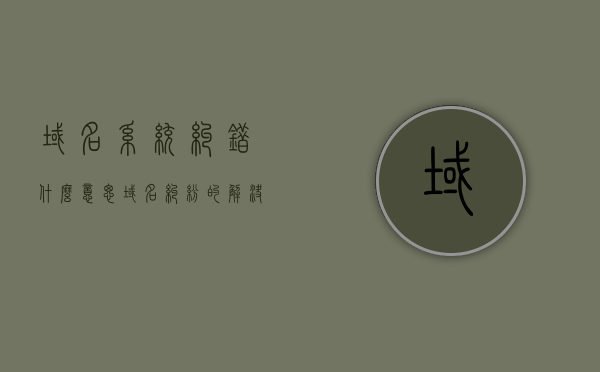 域名系统纠错什么意思（域名纠纷的解决），域名系统纠错与域名纠纷解决之道