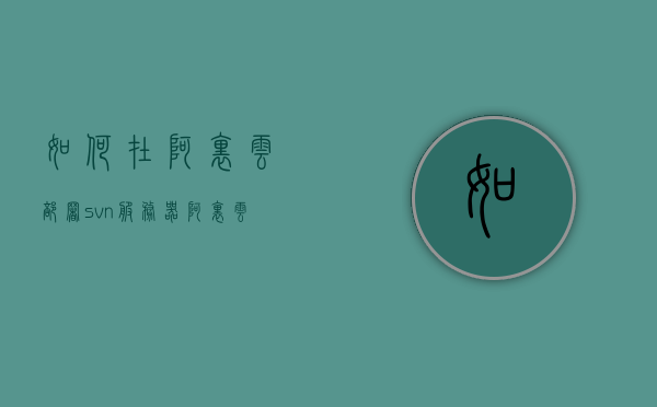 如何在阿里云部署svn服务器（阿里云服务器搭建ss教程），阿里云服务器部署SVN教程，手把手教你搭建SVN服务器，阿里云服务器部署SVN教程，手把手教你搭建SVN服务器（阿里云SVN部署指南）