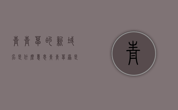 青青草的新域名是什么意思（青青草原是你家是什么意思），青青草新域名解析及青青草原是你家含义探究，青青草新域名解析与含义探究，青青草原背后的故事与寓意解读