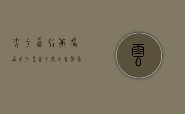 云平台和服务器区别吗（云平台和云服务器），云平台和云服务器的差异与相似之处解析