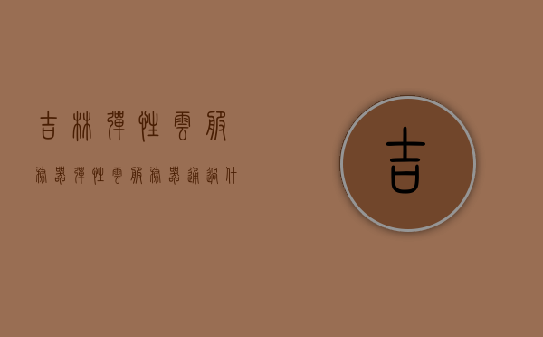 吉林弹性云服务器（弹性云服务器通过什么存储数据），吉林弹性云服务器的数据存储机制解析