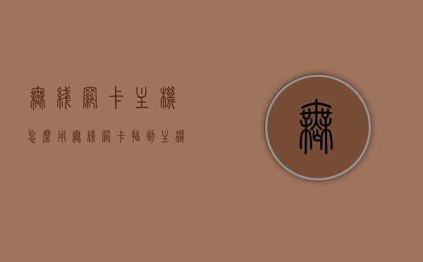 无线网卡主机怎么用（无线网卡插到主机上怎么用），无线网卡主机使用指南，插入网卡后的操作步骤