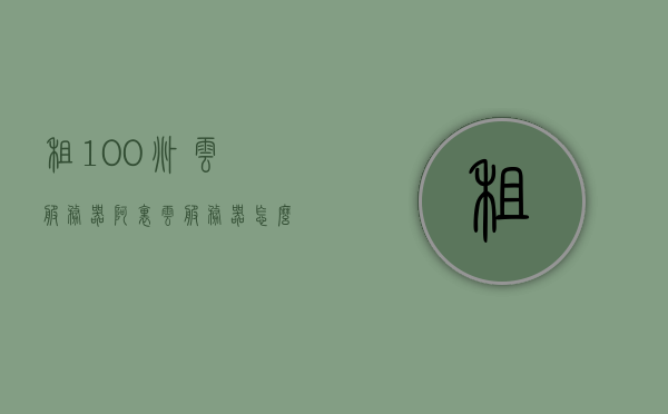 租100兆云服务器（阿里云服务器怎么租），阿里云服务器租用指南，如何租赁100兆云服务器？，阿里云服务器租用指南，如何租赁租用的云服务器（包括租用步骤和选择指南），阿里云服务器租用全攻略，步骤详解与选择指南，轻松租赁100兆云服务器