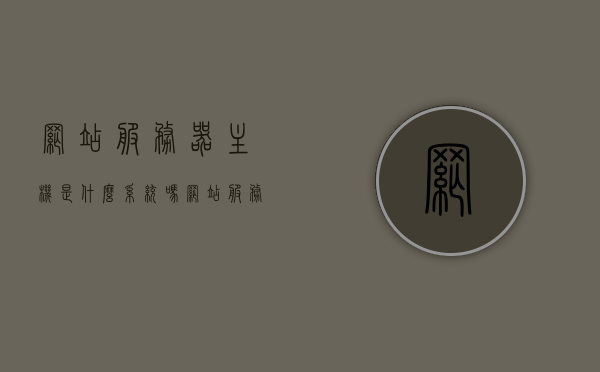 网站服务器主机是什么系统吗（网站服务器什么配置），网站服务器主机系统介绍及配置要求，网站服务器主机系统介绍，配置要求与操作系统概述，网站服务器主机系统详解，配置要求、操作系统概述及主机系统介绍