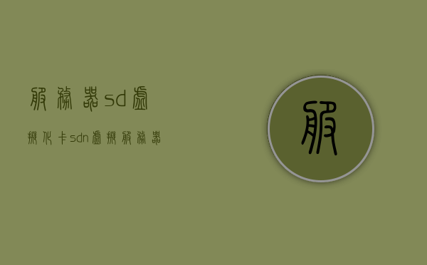 服务器sd虚拟化卡（sdn 虚拟服务器），SD虚拟化卡与SDN虚拟服务器技术解析，SD虚拟化卡与SDN虚拟服务器技术深度解析，技术解析与特点探究