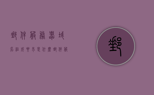 邮件服务器域名组成要求是什么（邮件服务器域名在哪儿看），邮件服务器域名组成要求及查看位置指南，邮件服务器域名组成要求和查看位置指南，域名组成要素及查看方法解析
