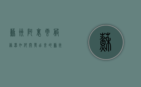 苏州阿里云服务器如何开发出来的（苏州阿里云服务器如何开发出来的项目），苏州阿里云服务器的开发过程探究，项目如何诞生与成长之路