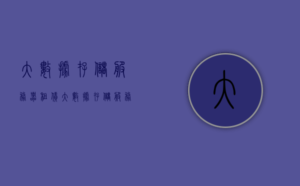 大数据存储服务器租赁（大数据存储服务器租赁,大数据显卡租赁），大数据存储与显卡租赁服务，专业解决方案提供商，大数据存储与显卡租赁服务，专业解决方案提供商，助力企业高效存储与计算需求！