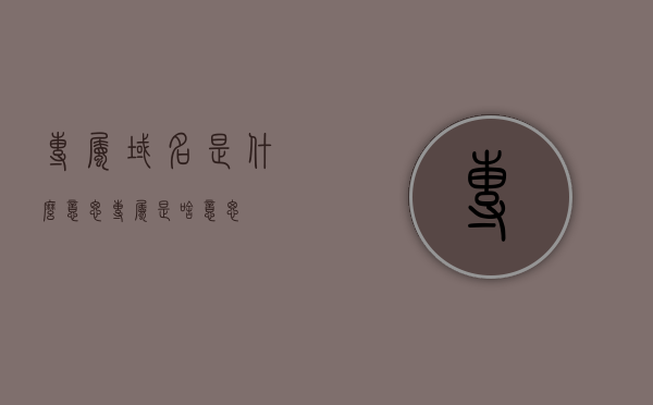 专属域名是什么意思（专属是啥意思），专属域名的含义解析，什么是专属域名及其特性？，解析专属域名，定义、含义与特性全解析，专属域名的定义、含义与特性全面解析，深度了解专属域名的含义及其特性